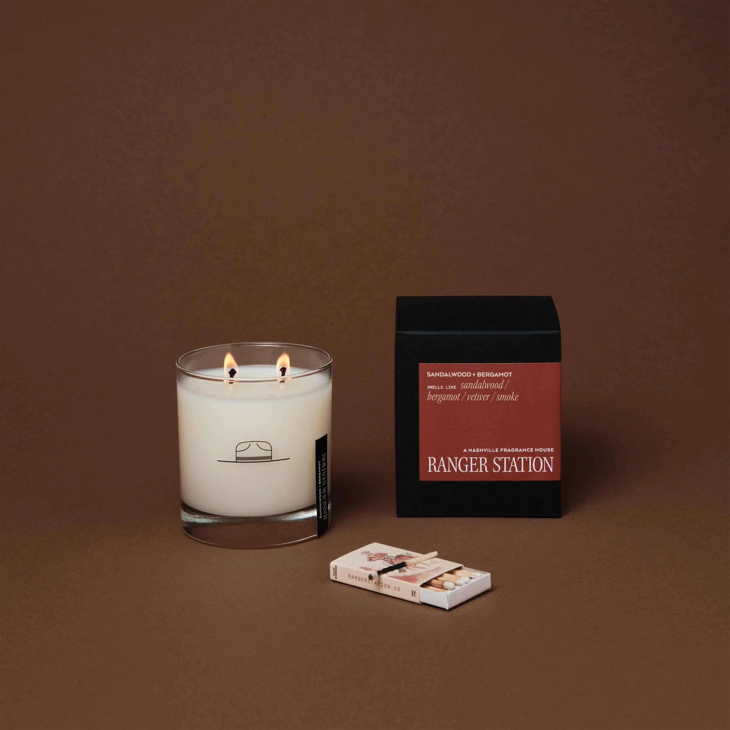 SANDALWOOD + BERGAMOT CANDLE - Image 3
