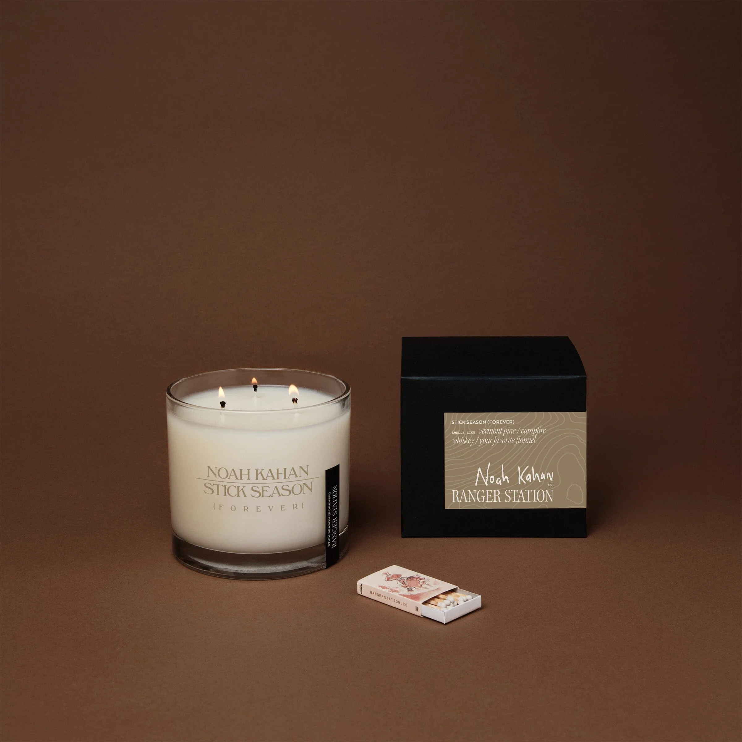 STICK SEASON (FOREVER) MAMMOTH CANDLE + JUMBO MATCHBOOK BUNDLE - Image 4